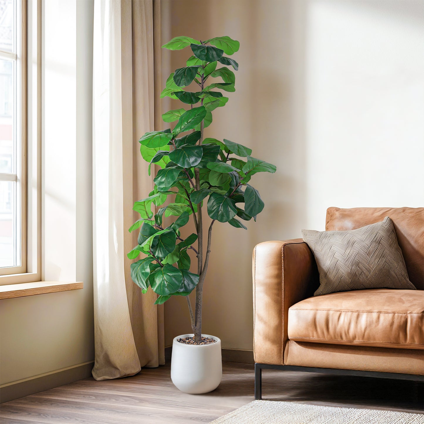 Jocoevol Artificial Fiddle Leaf Tree