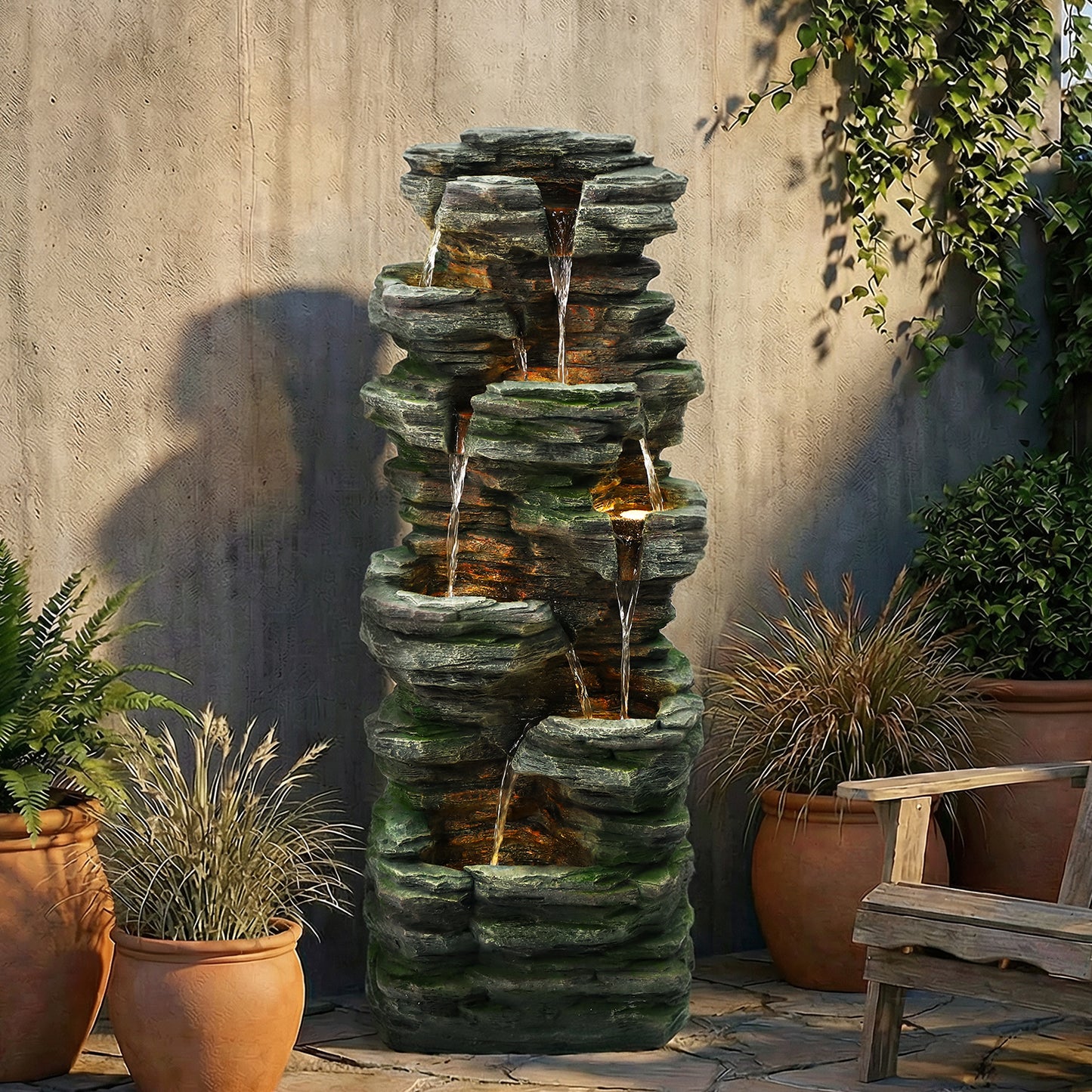 Jocoevol Outdoor Water Fountain