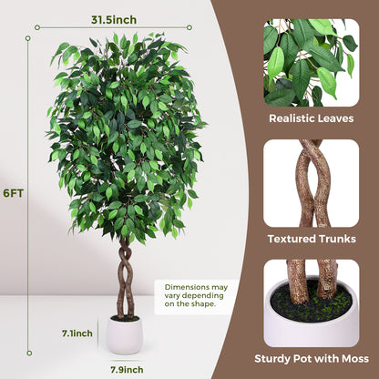 Jocoevol Artificial Ficus Tree