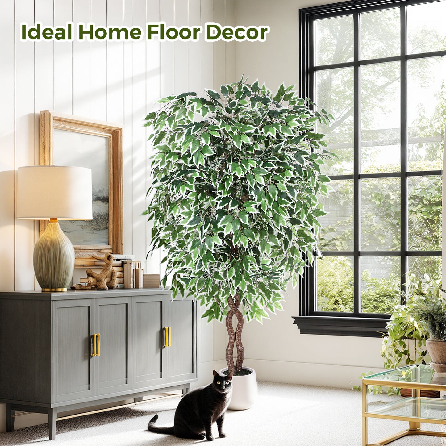 Jocoevol Artificial Ficus Tree