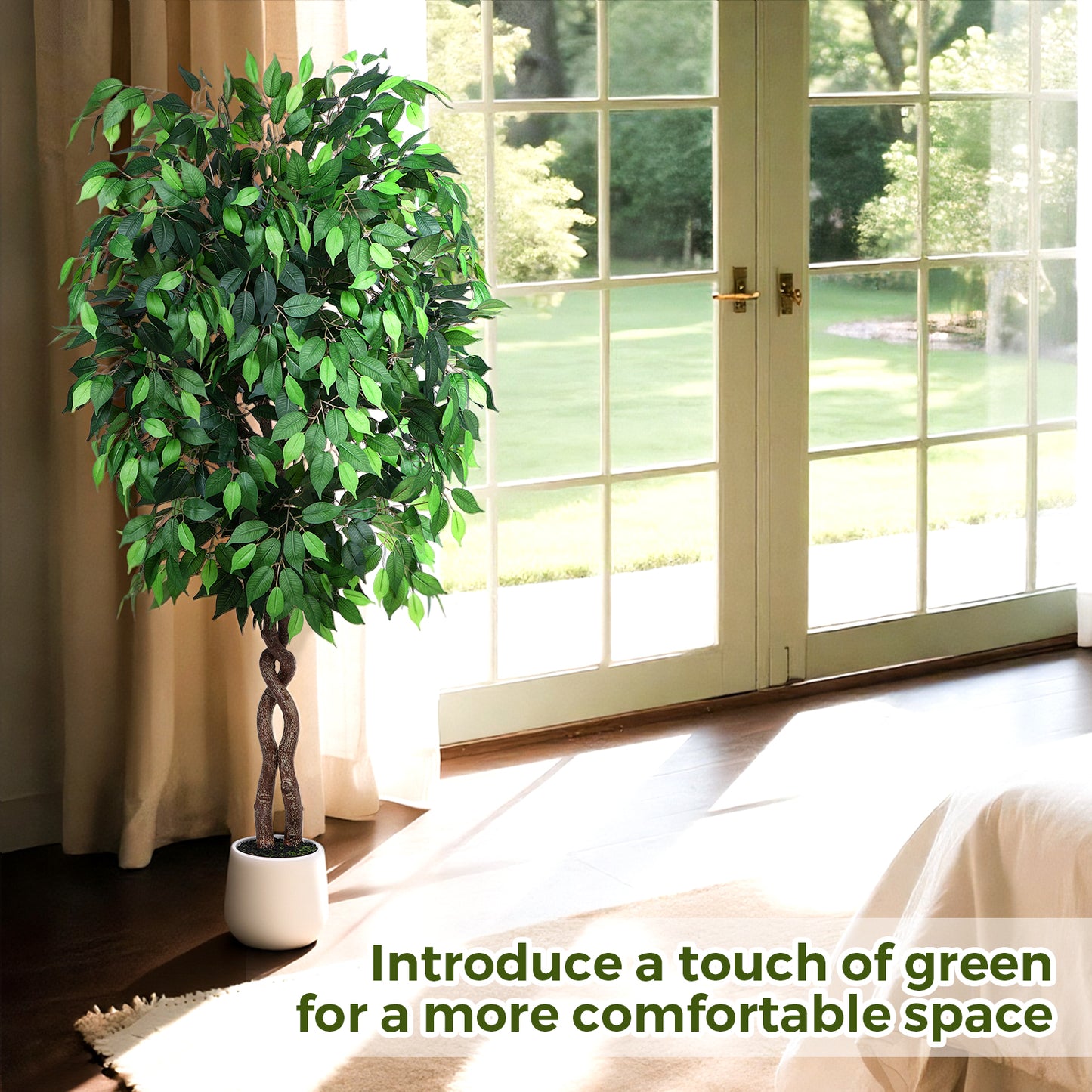 Jocoevol Artificial Ficus Tree