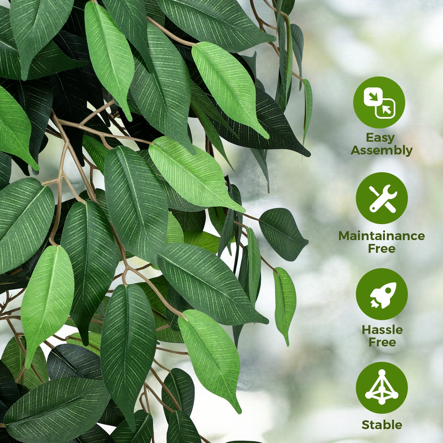 Jocoevol Artificial Ficus Tree