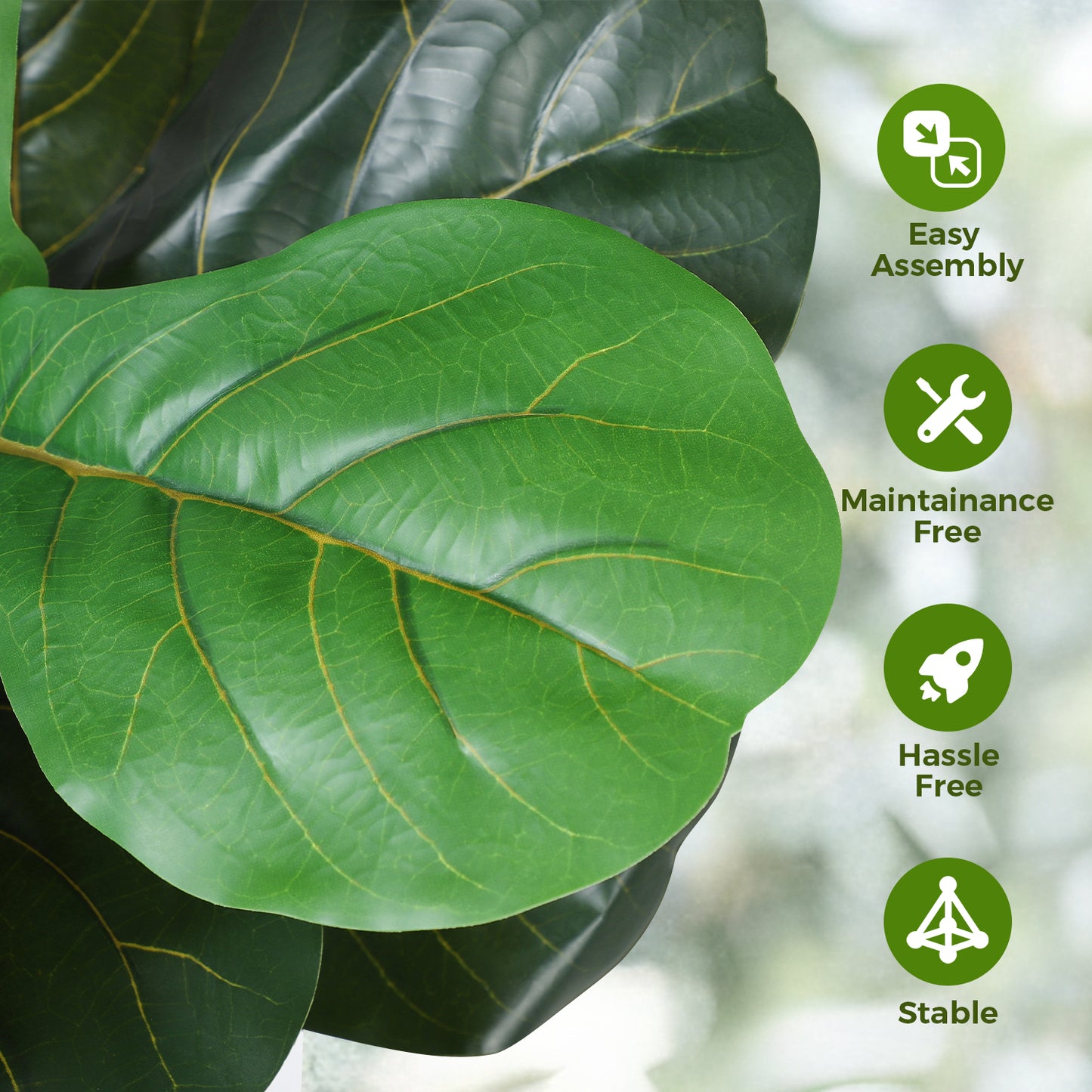 Jocoevol Artificial Fiddle Leaf Tree