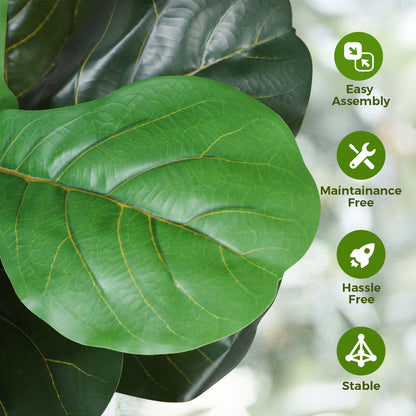 Jocoevol Artificial Fiddle Leaf Tree