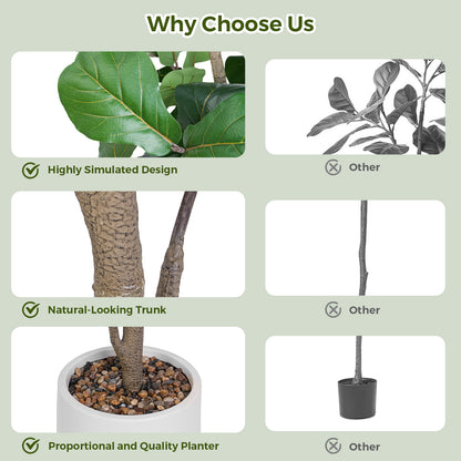Jocoevol Artificial Fiddle Leaf Tree