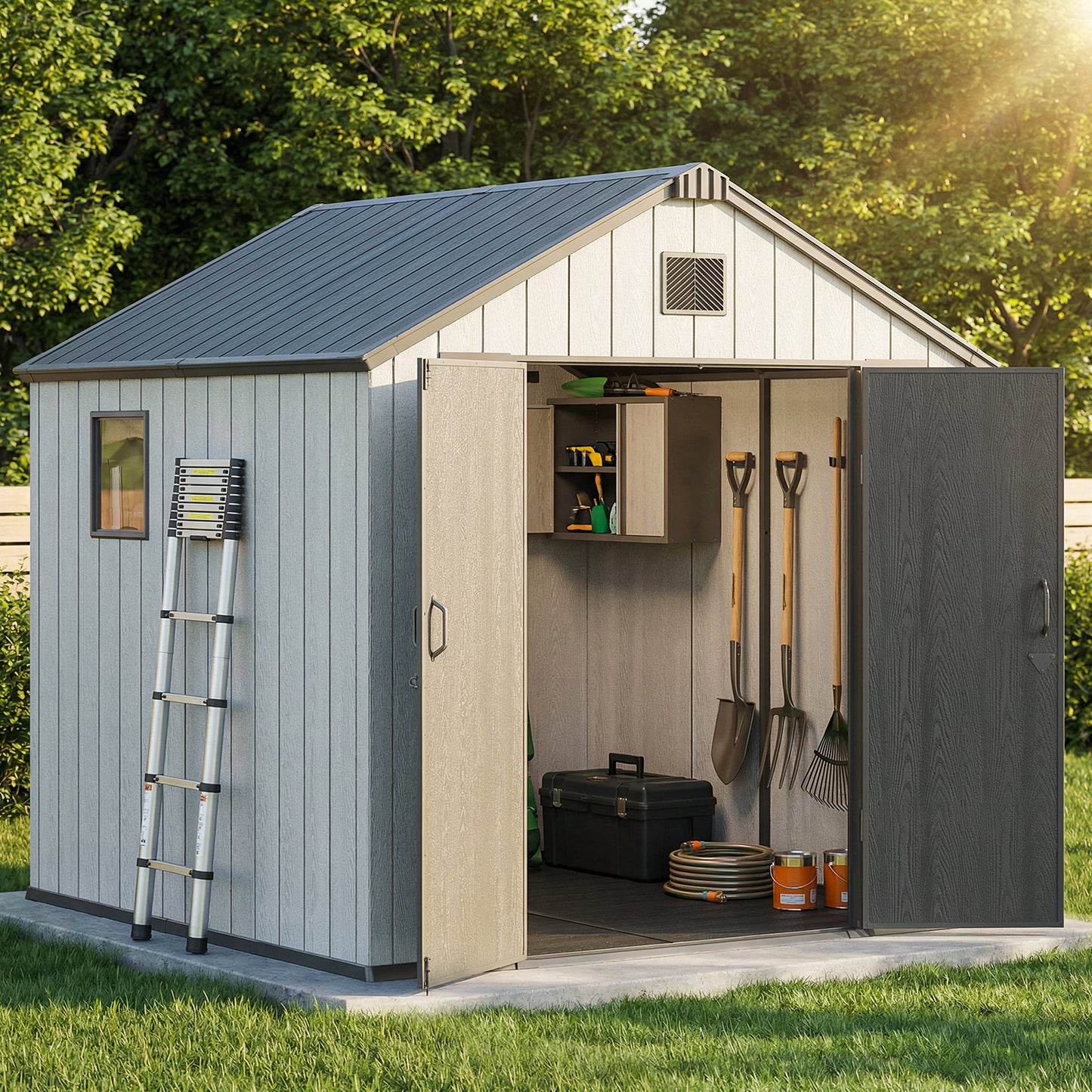 Jocoevol Outdoor Storage Shed
