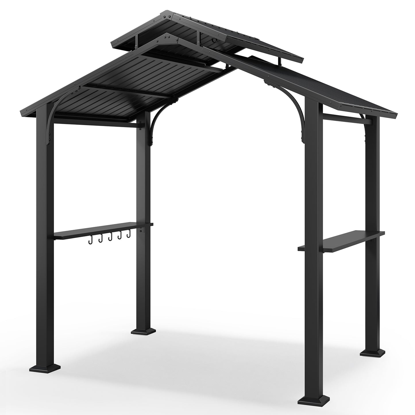 Jocoveol 8 x 5 ft. Hardtop Outdoor BBQ Gazebo