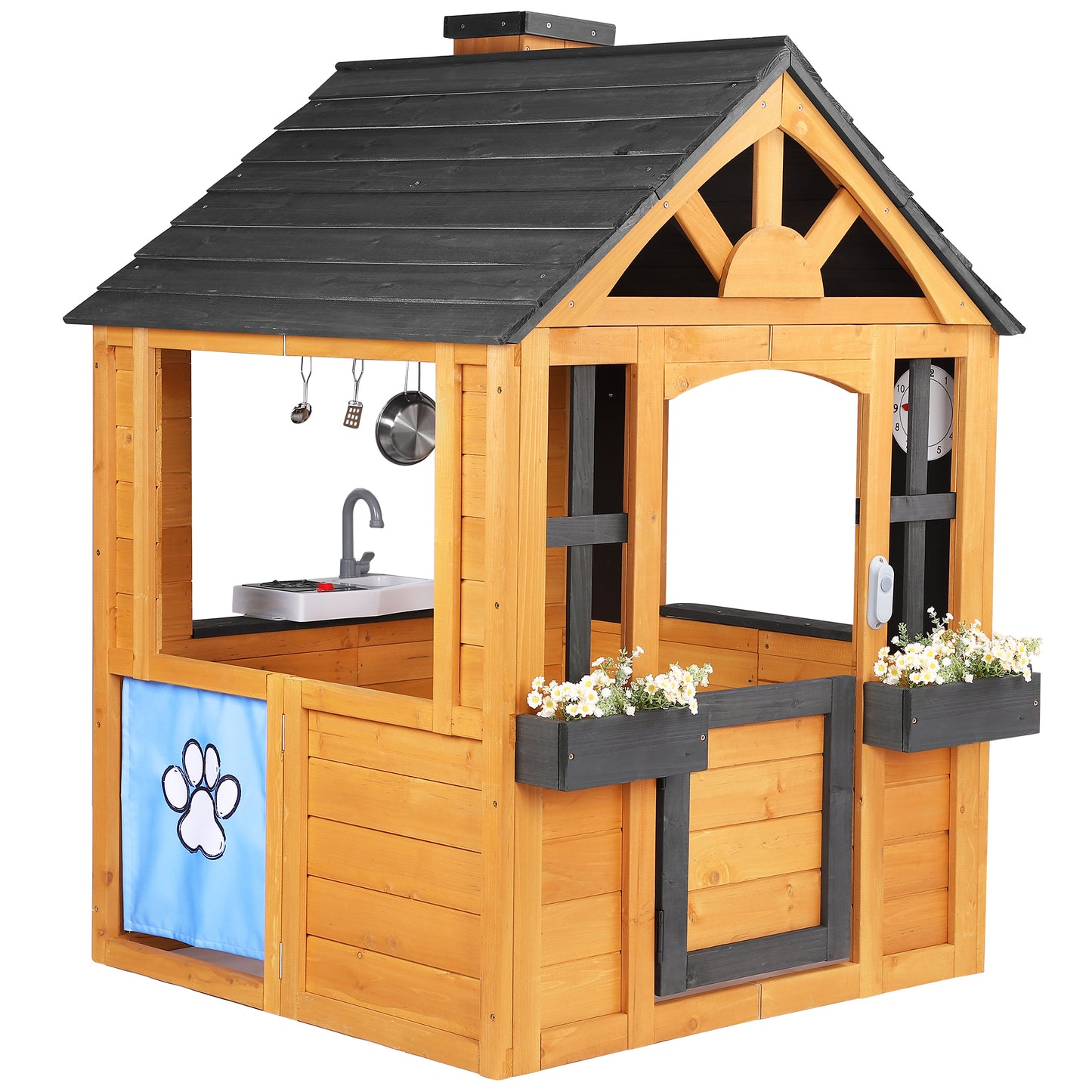 Jocoevol Kids Outdoor Playhouse