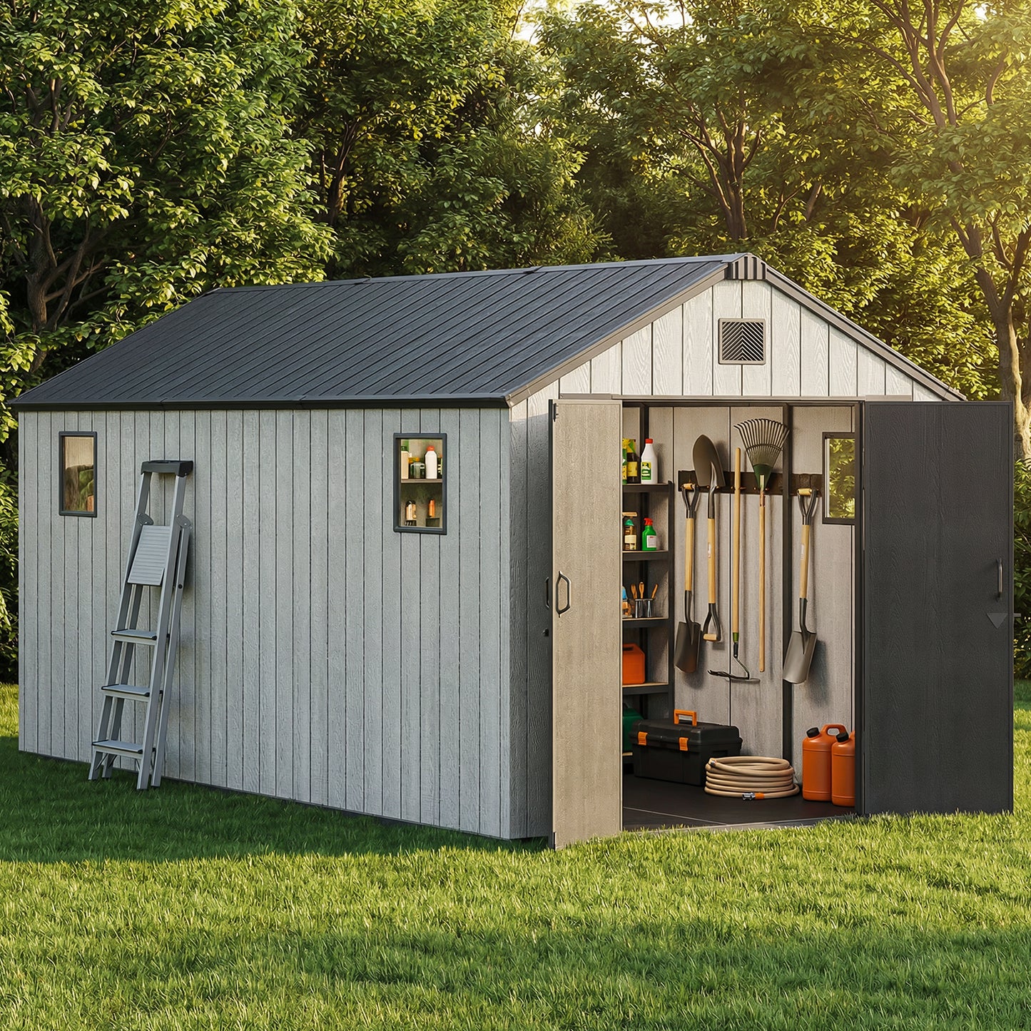 Jocoevol Outdoor Storage Shed