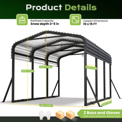 Jocoevol Heavy Duty Metal Carport