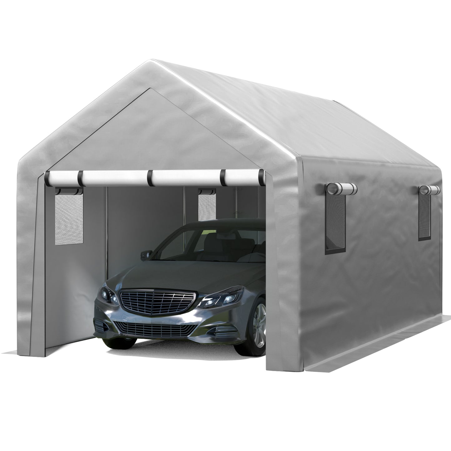 Jocoevol Carport Heavy Duty Tent with Roll-up Windows