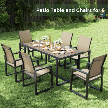 Jocoevol 7-Piece Outdoor Patio Dining Set (Seats 6)