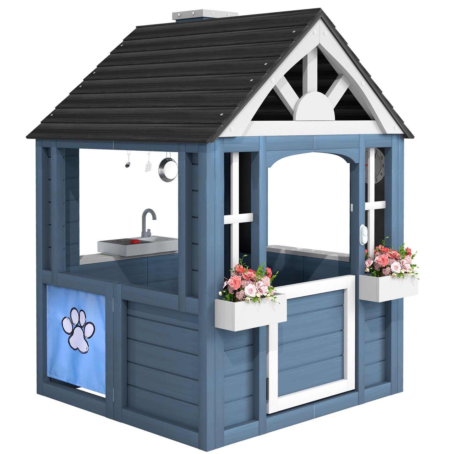 Jocoevol Kids Outdoor Playhouse