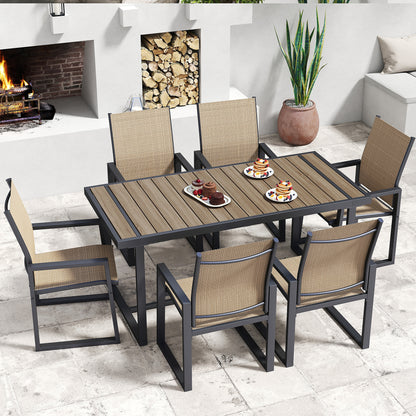 Jocoevol 7-Piece Outdoor Patio Dining Set (Seats 6)