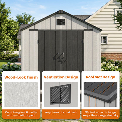 Jocoevol Outdoor Storage Shed
