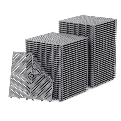 Jocoevol Non-slip, Waterproof, Soft PVC Floor Tiles