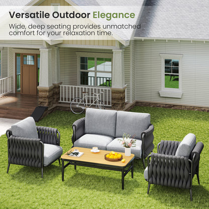 Jocoevol 5-Piece Outdoor Patio Sofa Set