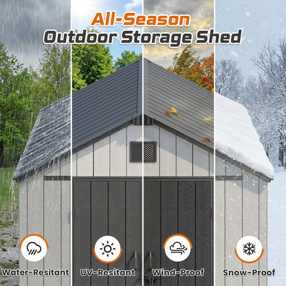 Jocoevol Outdoor Storage Shed