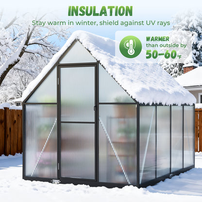 Jocoevol Outdoor Greenhouse — Galvanized Steel Frame Winter Warmhouse