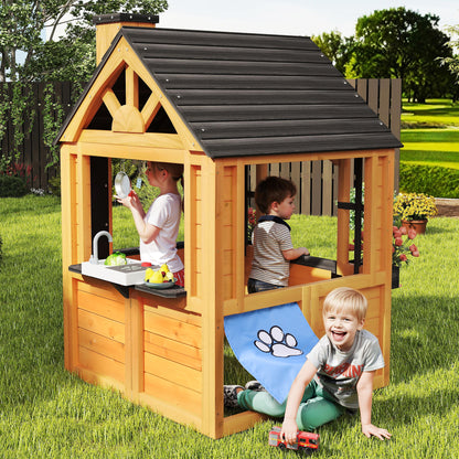 Jocoevol Kids Outdoor Playhouse