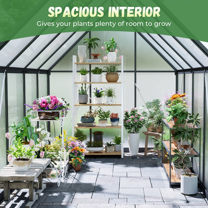 Jocoevol Outdoor Greenhouse — Galvanized Steel Frame Winter Warmhouse