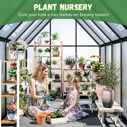 Jocoevol Outdoor Greenhouse — Galvanized Steel Frame Winter Warmhouse