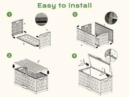 Jocoevol Resistant Waterproof Assemble Container