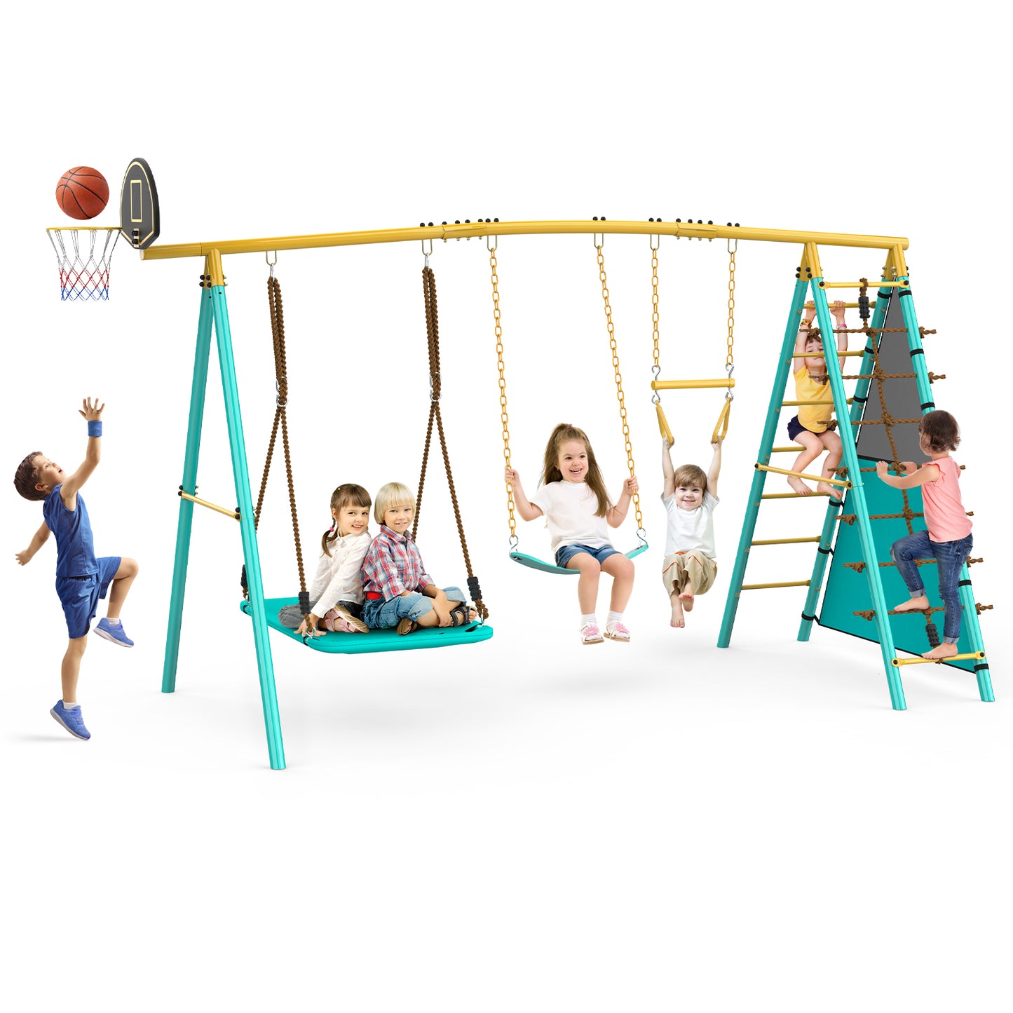 Jocoevol Backyard Swing Set